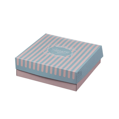 Cutii carton prajituri cu aluminiu la interior 25 x 25 x H 8 cm, 10 kg/set