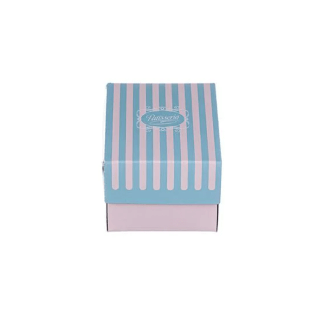 Cutii carton prajituri cu aluminiu la interior 13 x 10 x H 8 cm, 10 kg/set