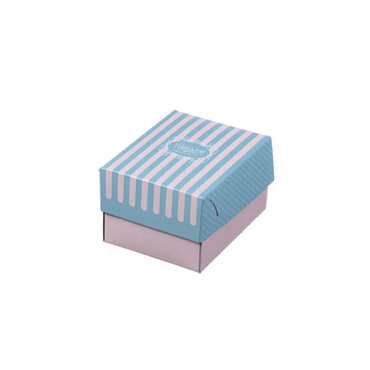 Cutii carton prajituri cu aluminiu la interior 13 x 10 x H 8 cm, 10 kg/set