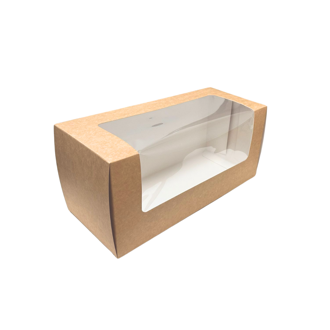 Cutii cozonac, din carton cu fereastra