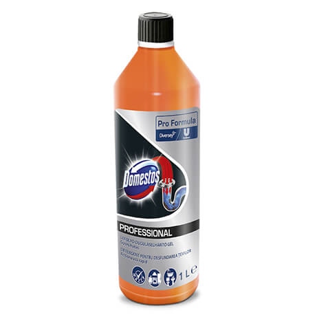 Domestos Pro Formula Detergent Gel Pentru Desfundarea Tevilor 1 L, 1 buc/set