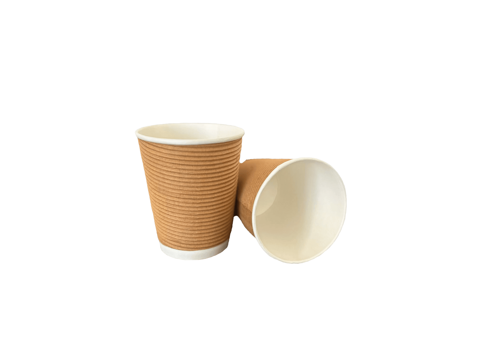 Pahare de carton kraft cu perete dublu 8 oz