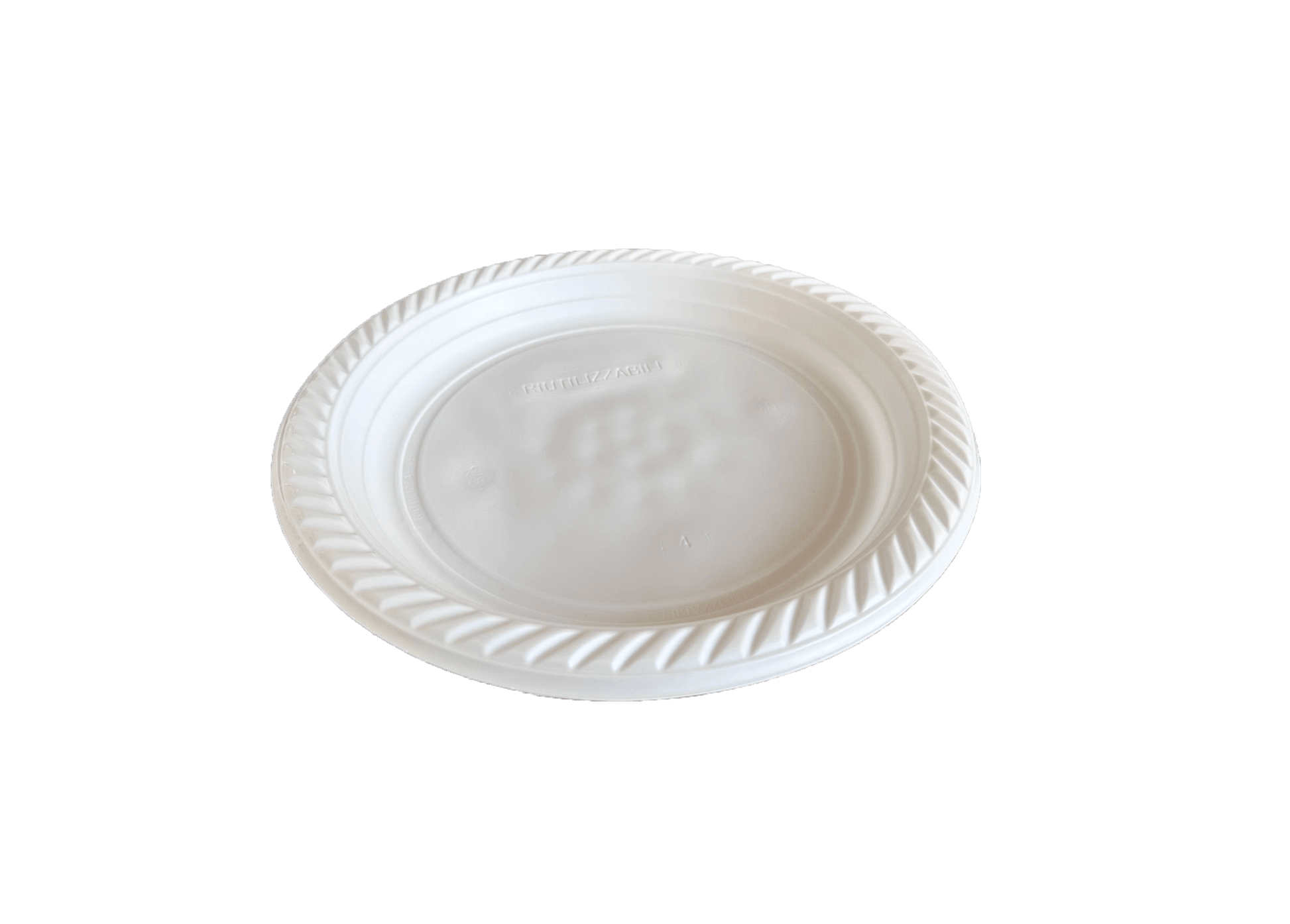 Farfurii PP rotunde, diametru 22 cm, 50 buc/set