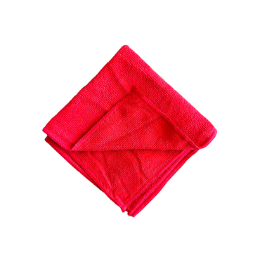 Laveta microfibra 30 x 30 cm,  vrac in punga transparenta rosu