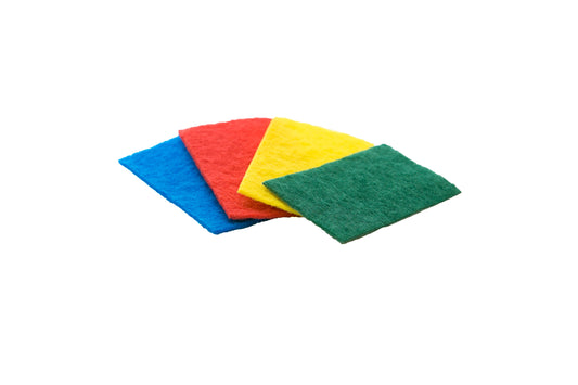 Lavete fibra abraziva 15 x 9 cm, 4 buc/set