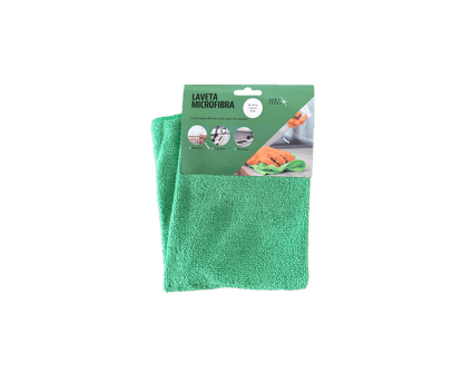 Lavete microfibra 40 x 40 cm, 1 buc/set verde