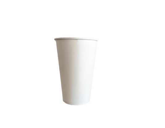 Pahare din carton albe 12 oz