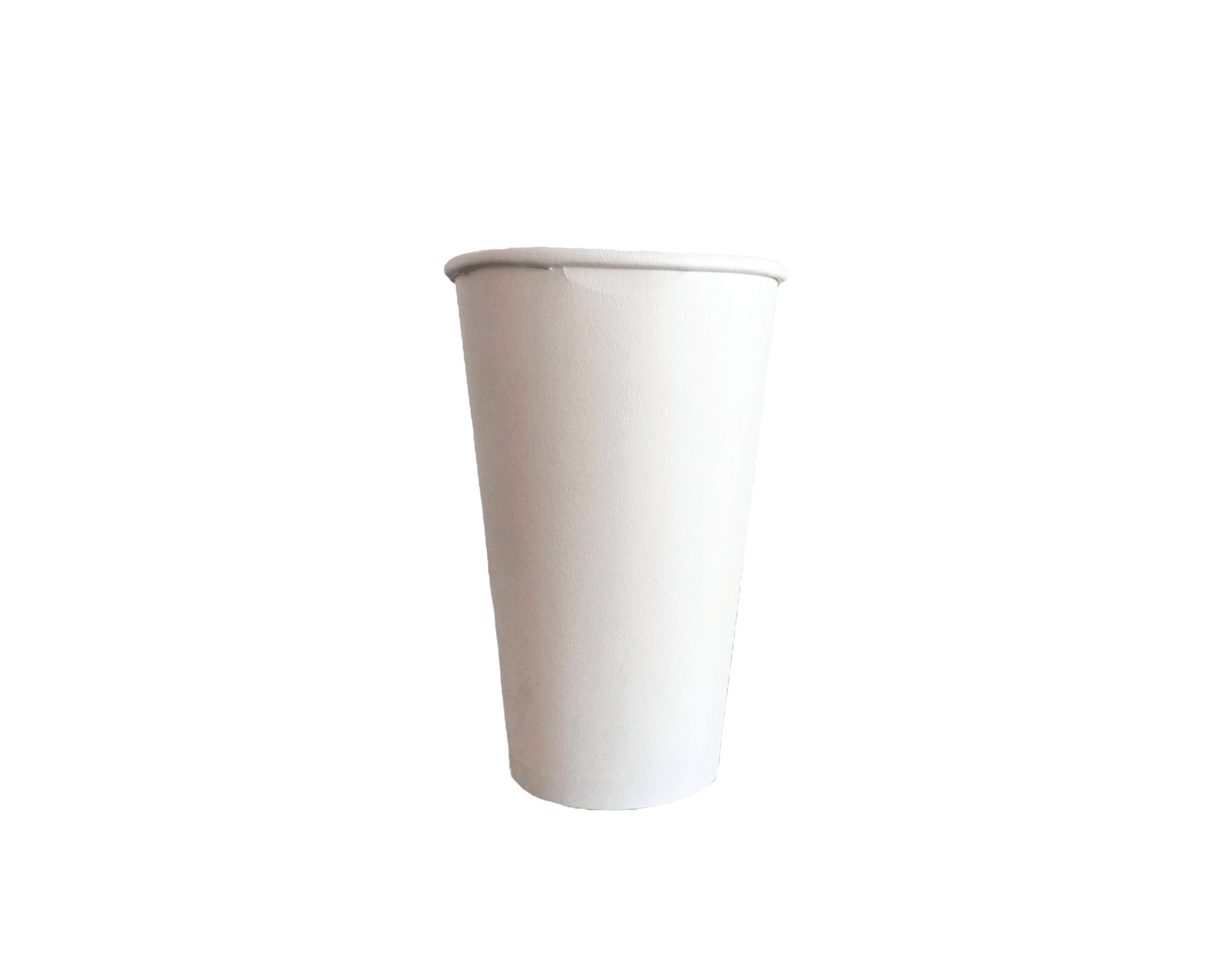 Pahare din carton albe pentru bauturi calde 16 oz