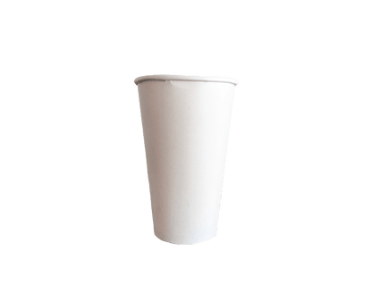 Pahare din carton albe pentru bauturi calde 16 oz