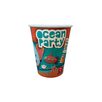 Pahar de carton Party Ocean, 8 oz (237 ml), 8 buc/set