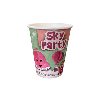 Pahar de carton Party Sky, 8 oz (237 ml), 8 buc/set