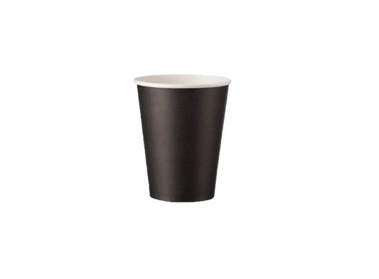 Pahare din carton negre 12 oz
