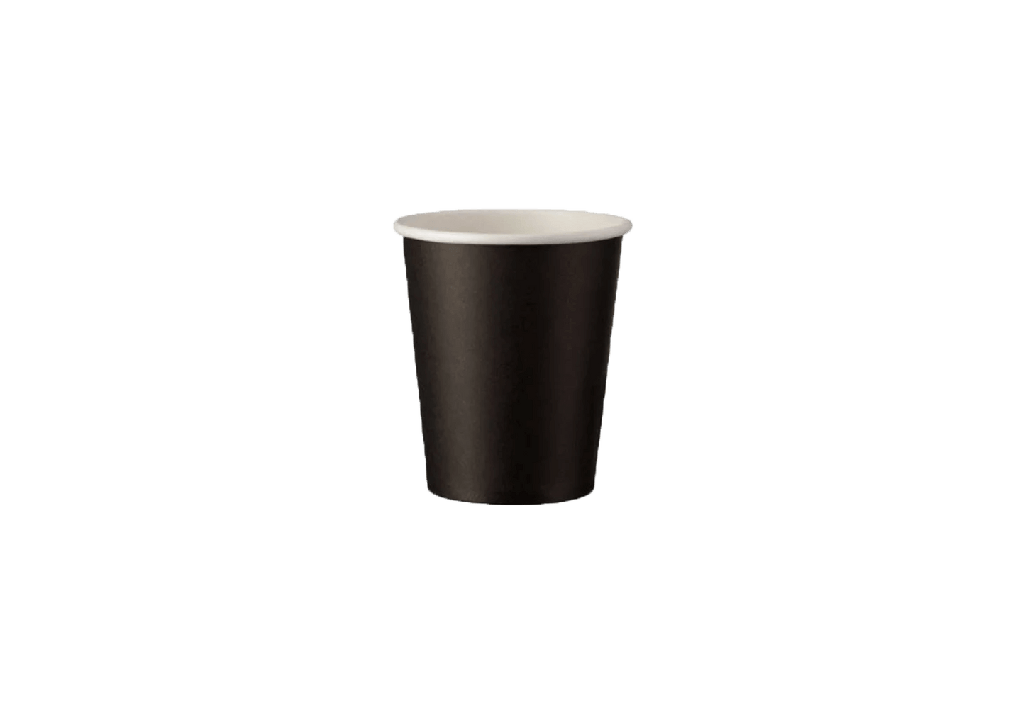Pahare din carton negre 8 oz