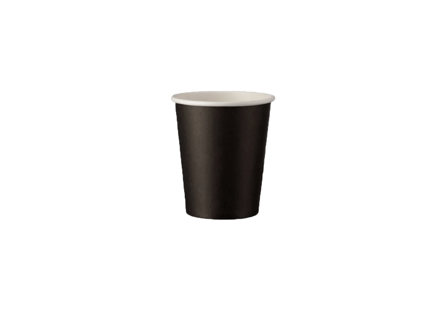Pahare din carton negre 8 oz