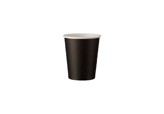 Pahare din carton negre 8 oz