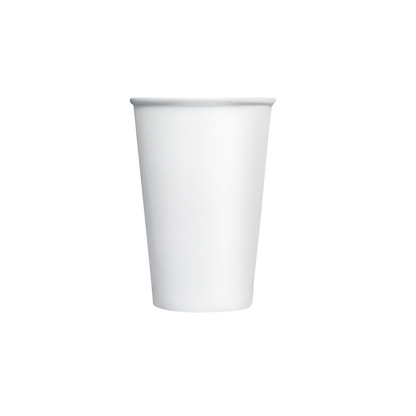 Pahare din carton albe 12 oz, 50 buc/set