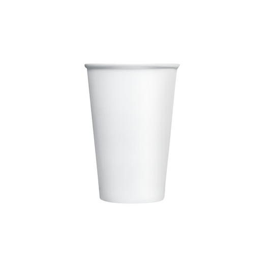 Pahare din carton albe 12 oz, 50 buc/set