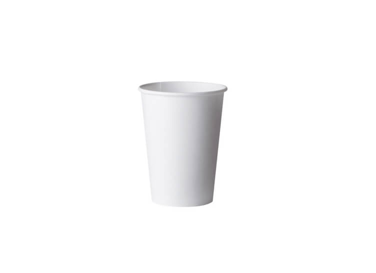 Pahare din carton albe 7 oz