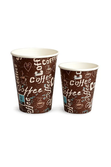 Pahare din carton print Coffee 