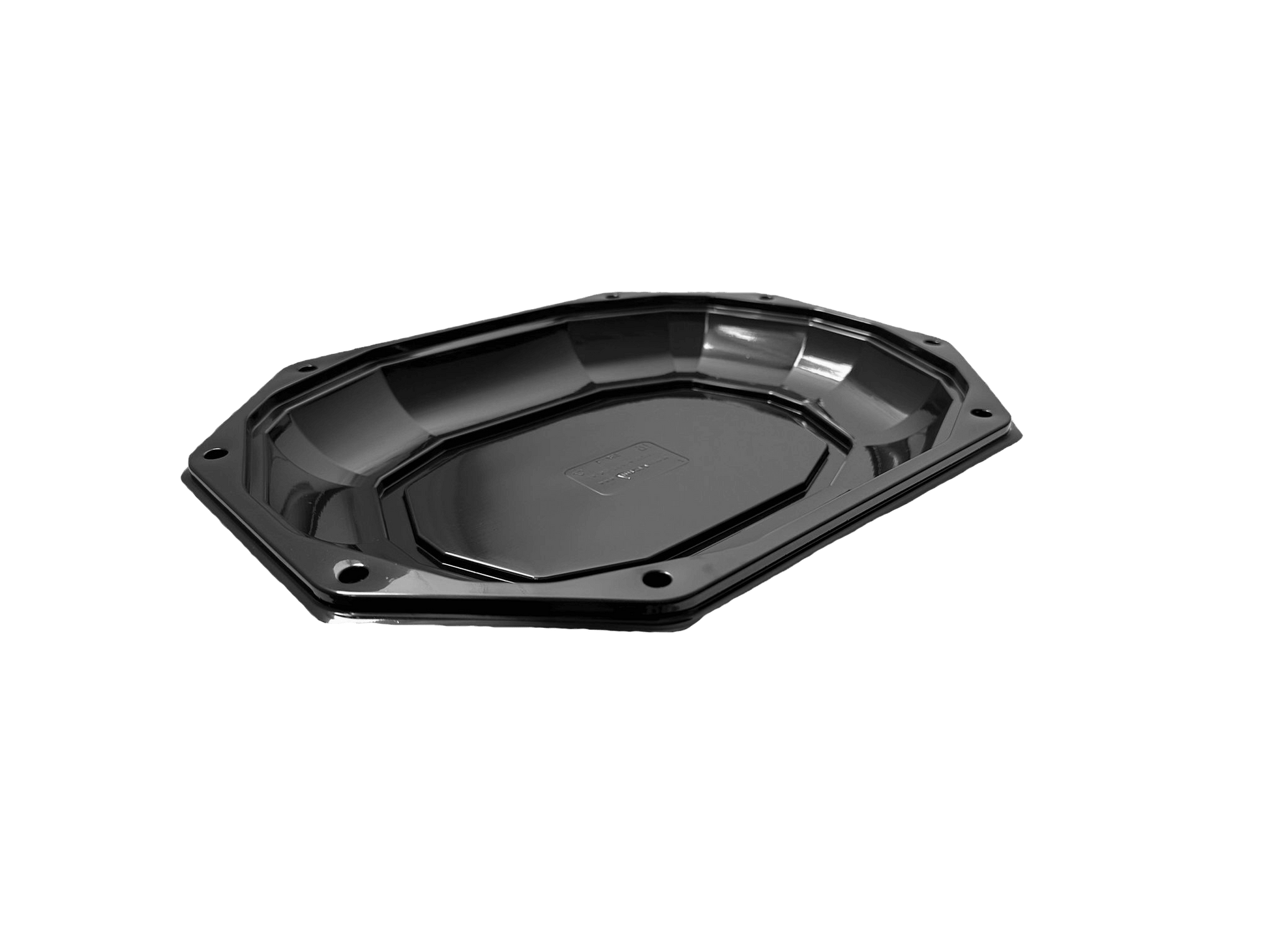 Platouri negre 32 CM, 50 buc/set