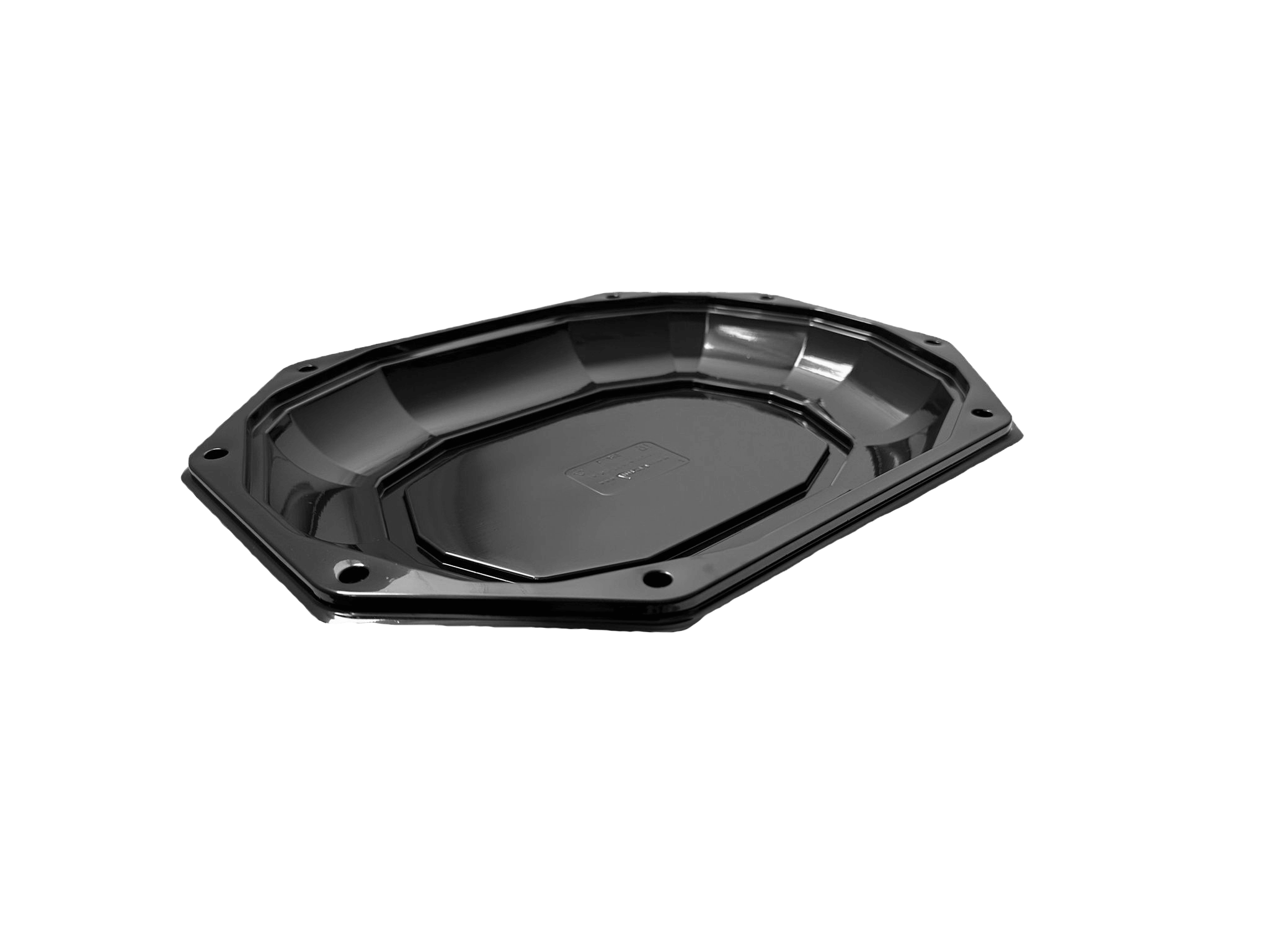 Platouri negre 32 CM, 50 buc/set