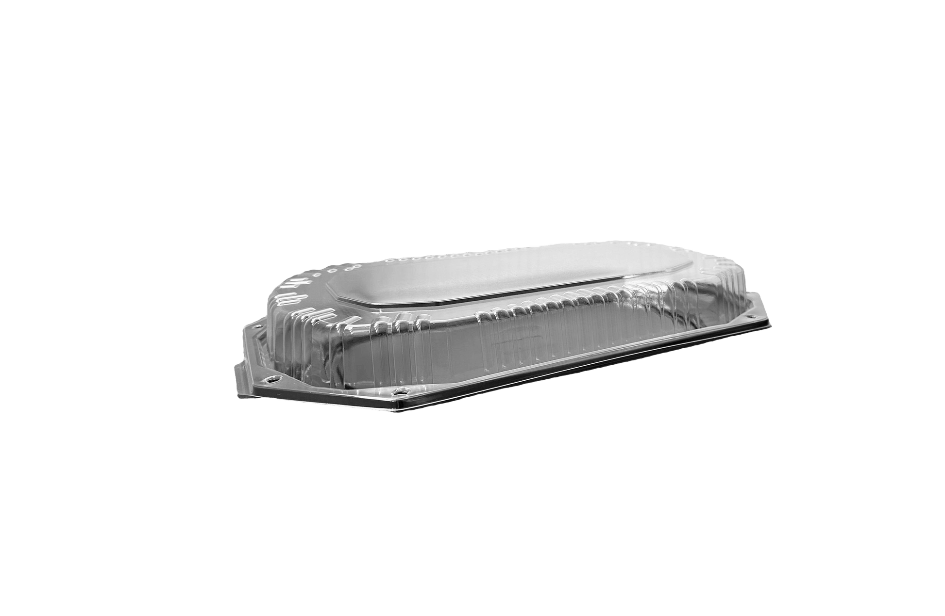 Platouri negre mari cu capac transparent inclus 43 X 29 CM b