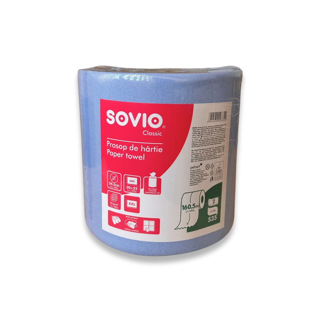 Prosop monorola Sovio din hartie albastra 160.5 m/535 foi