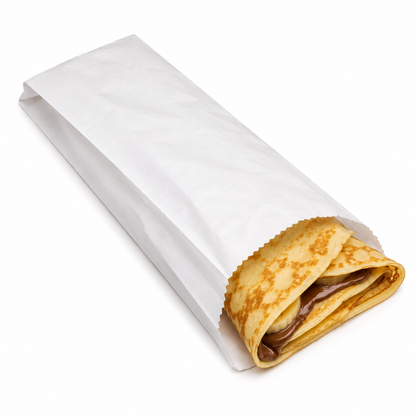 Punga alba hartie pentru hotdog si clatite – rezistenta la grasime, 2000 buc/set