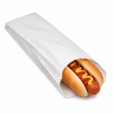 Punga alba hartie pentru hotdog si clatite – rezistenta la grasime, 2000 buc/set