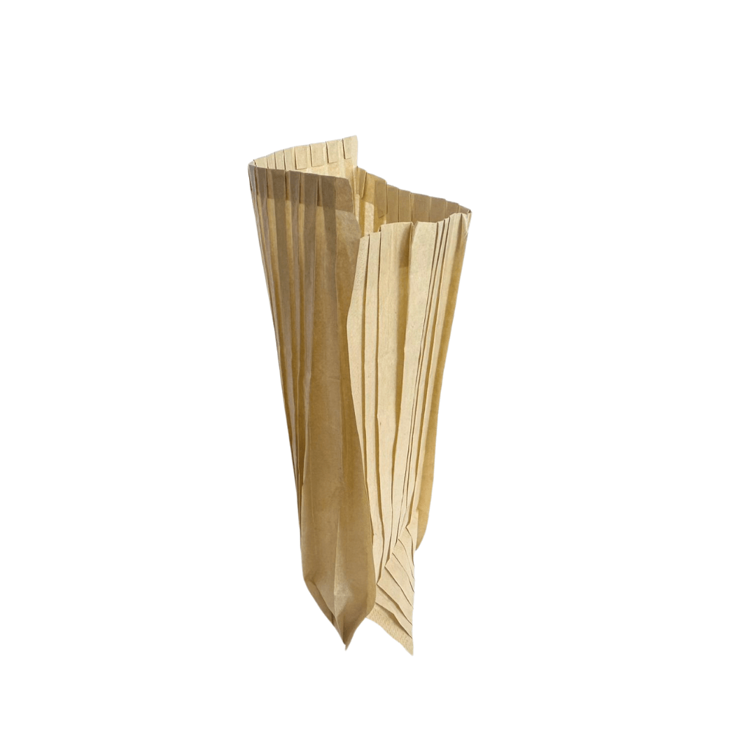 Pungi din hartie kraft flexibile pentru cartofi prajiti, 250 buc/set c