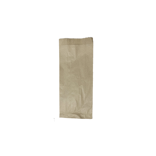 Pungi din hartie natur pentru patiserie 1/4, 8 x 6 x 21 cm, 5 kg/set