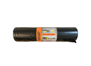 Saci menajeri negri GROSI, PENTRU PUBELE, 320L, LDPE, 125 x 145 cm, 10 buc/rola