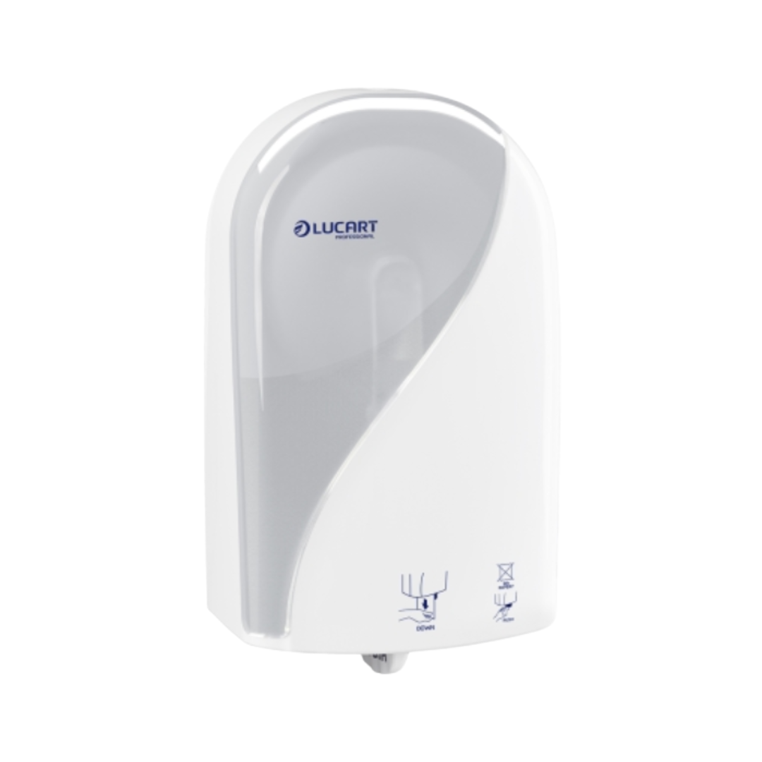 Dispenser Lucart Identity Autocut, pentru hartie igienica, alb - 892991