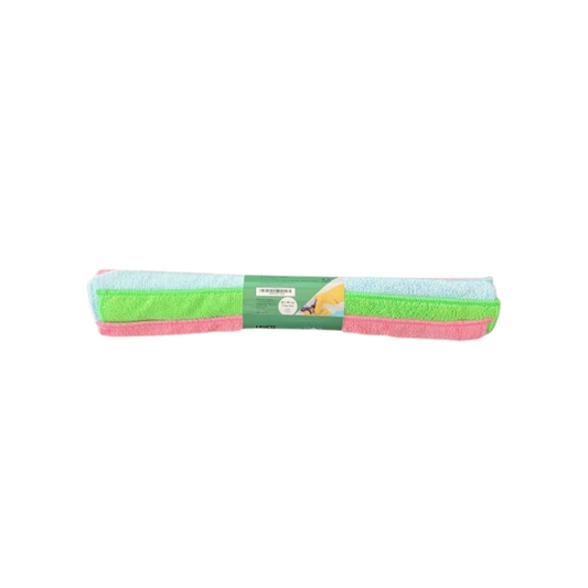 Set 3 lavete microfibra 30 x 40 cm, 3 culori pe set