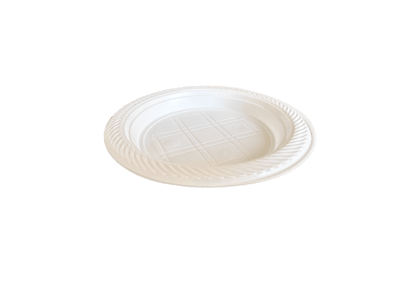 Farfurii PP rotunde, diametru 17 cm, 50 buc/set