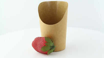 Cupe wrap carton pentru servit preparate street food, mare, 50 buc/set